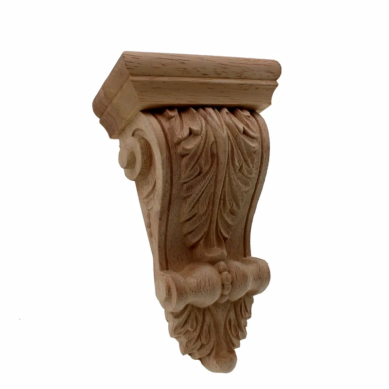 Oggetti decorativi Figurine RUNBAZEF Legno di quercia naturale intagliato Applique Mobili Decorazioni per la casa vintage Decorazione Maison Accessori Moderno Feng Shui 230324