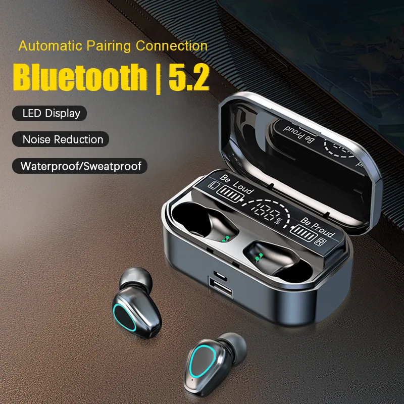 Telefon komórkowy słuchawki TWS Bluetooth stereo bezprzewodowe słuchawki Sports Touch Control Hałas anulowanie zestaw słuchawkowy gier 230324