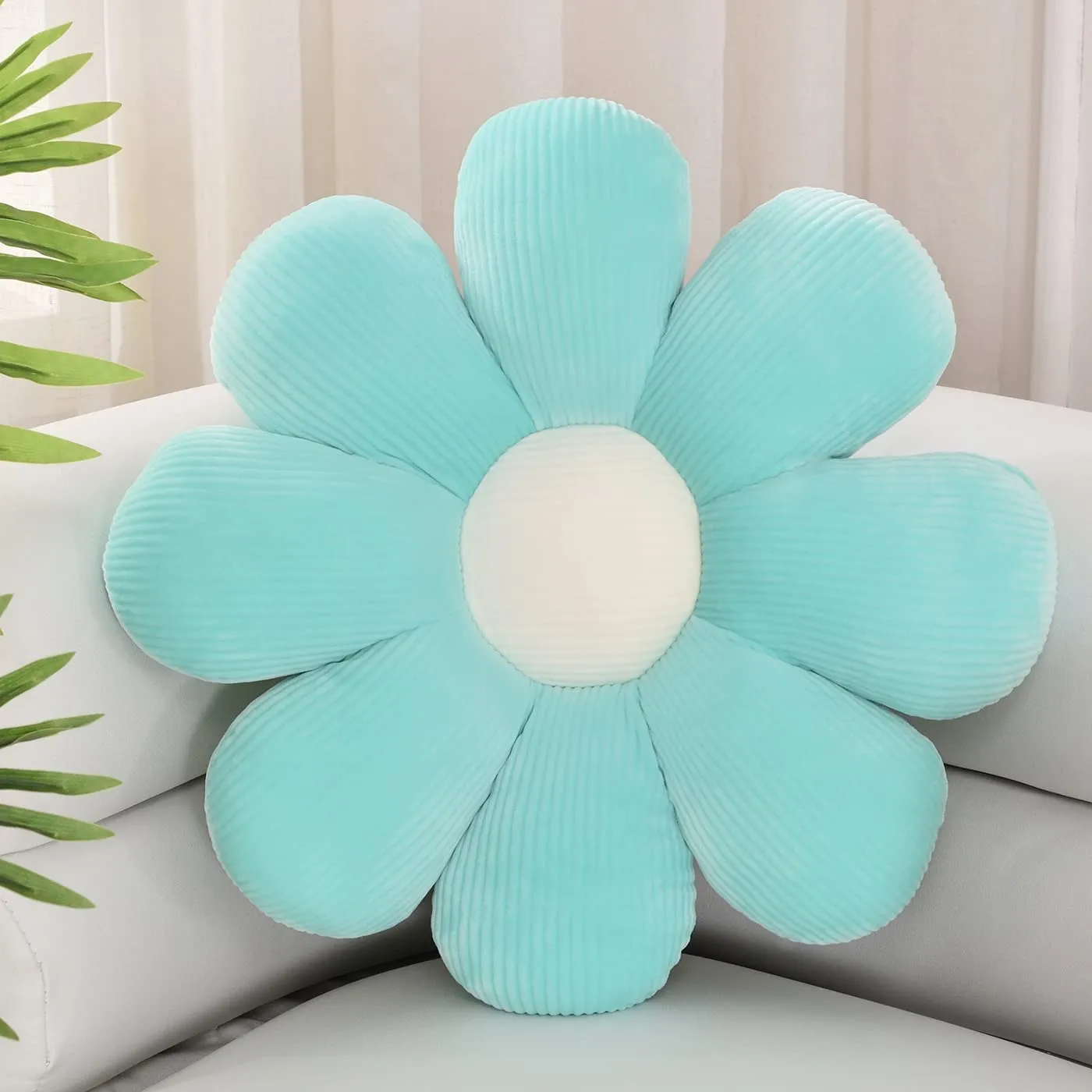 Coussin d'oreiller Fleur Coussin de siège Auto pour Chaise Lit en Fore