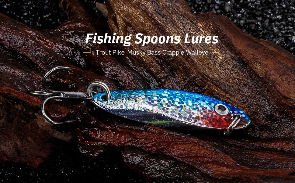 Metal Spoon Ultralight Fishing Lures Artificial Hard Bait For Bass