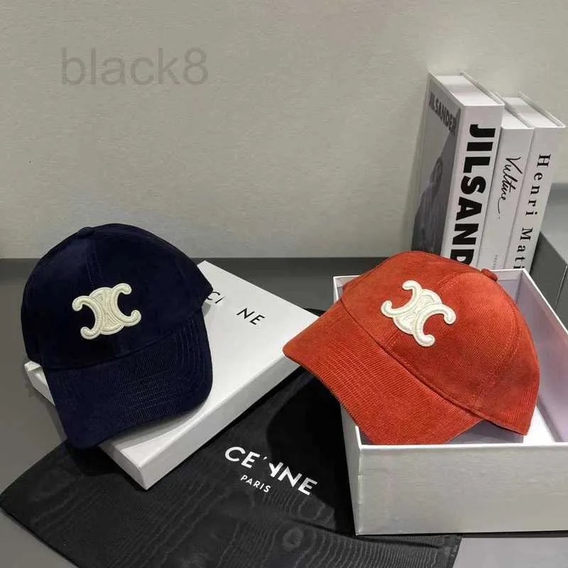 Ball Caps Designer Embroidered Duck Tongue Hat Women's Autumn and Winter Simple Soft Top Velvet Baseball Men's Fashion Q0KM