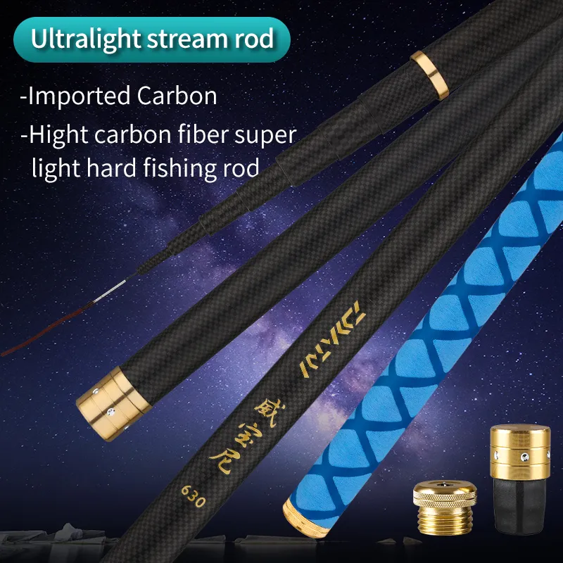 telescopic fishing rod Telescopic Carbon Fiber Fishing Rod Ultra-light Hard  Pole for Stream Freshwater Fishing Pole fishing poles