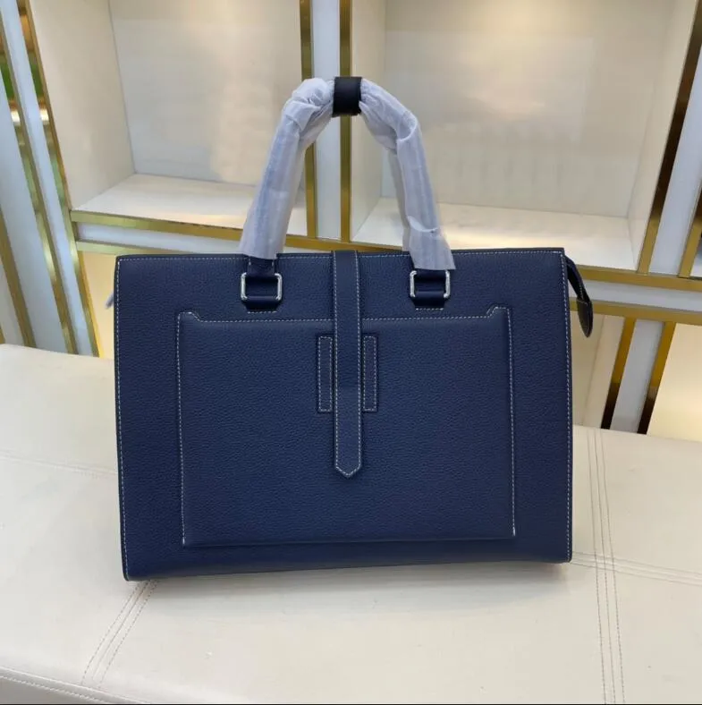 borsa a tracolla di fascia alta da uomo Cartella da lavoro di alta qualità di lusso borsa da lavoro super fashion borsa a tracolla in pelle bovina Borse per computer portatile tote 3369-1 3367-1