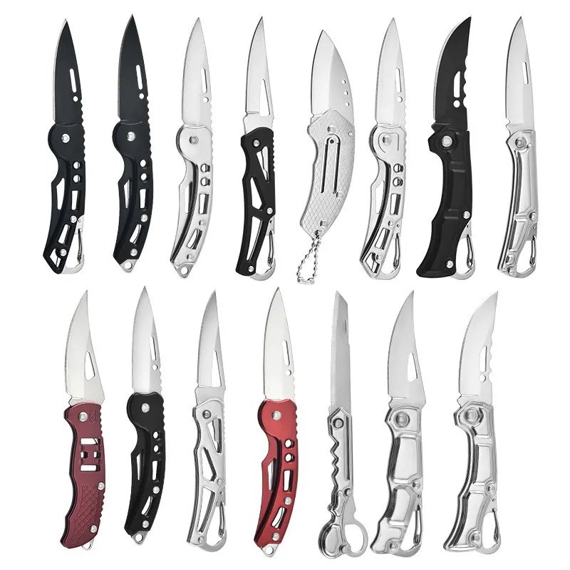 19 Colors Outdoor Camping Hunting Knives Portable Stainless Steel Shape Knife Survival EDC Tools Foldable Pocket Knife