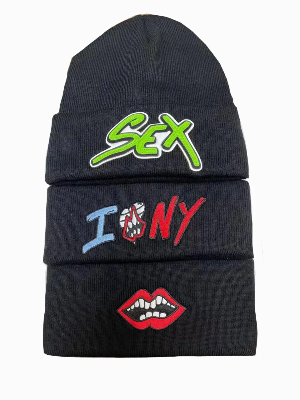 BeanieskullキャップトレンドトレンドヒップホップスケートボードコールドハットセックスレコードMatty Boy Embroidered Leather編み帽子男性と女性オールマッチカジュアルハット230324