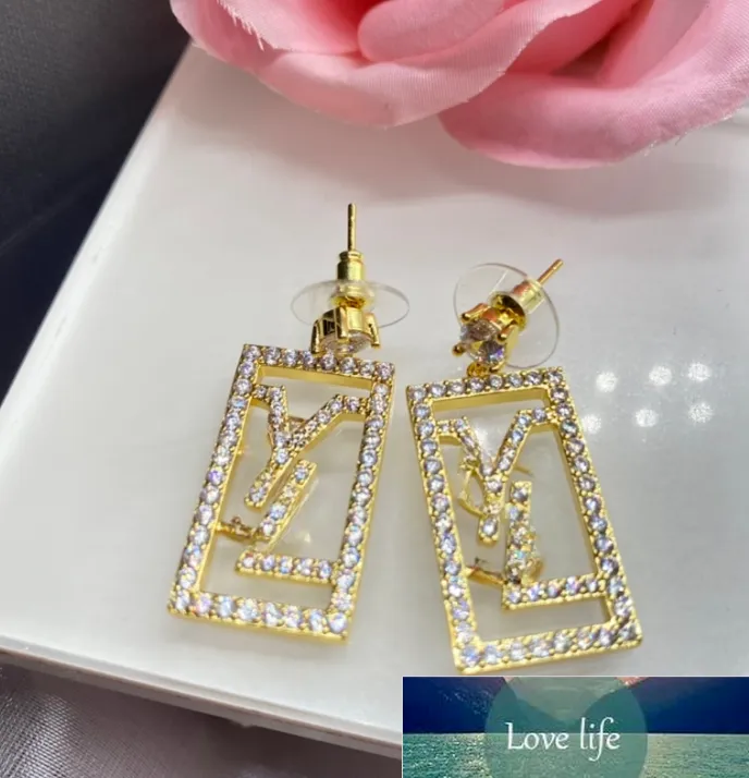 Женские дизайнерские сферы с бриллиантами Серьги роскошный стиль простая пара с серьгами для рождественского подарка