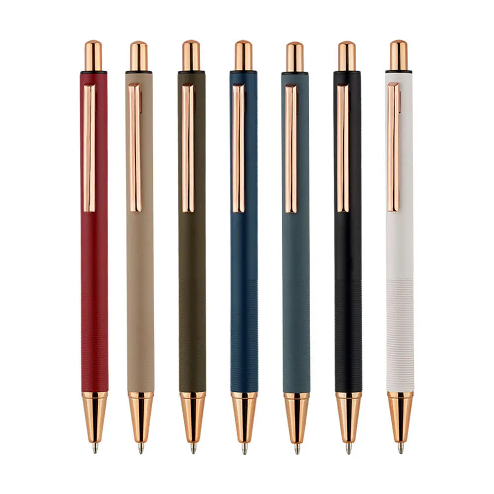 Stylos à gel avec logo personnalisé, cadeaux d'affaires promotionnels de luxe de 0.5mm, stylos en métal avec logo personnalisé