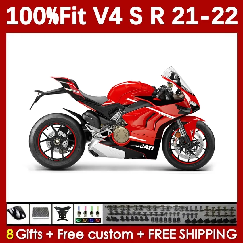 Fairings للدراجات النارية Fairings for Ducati Street Fighter Panigale v 4 V4 S R V4S V4R 2018-2022 Bodywork 167NO.0