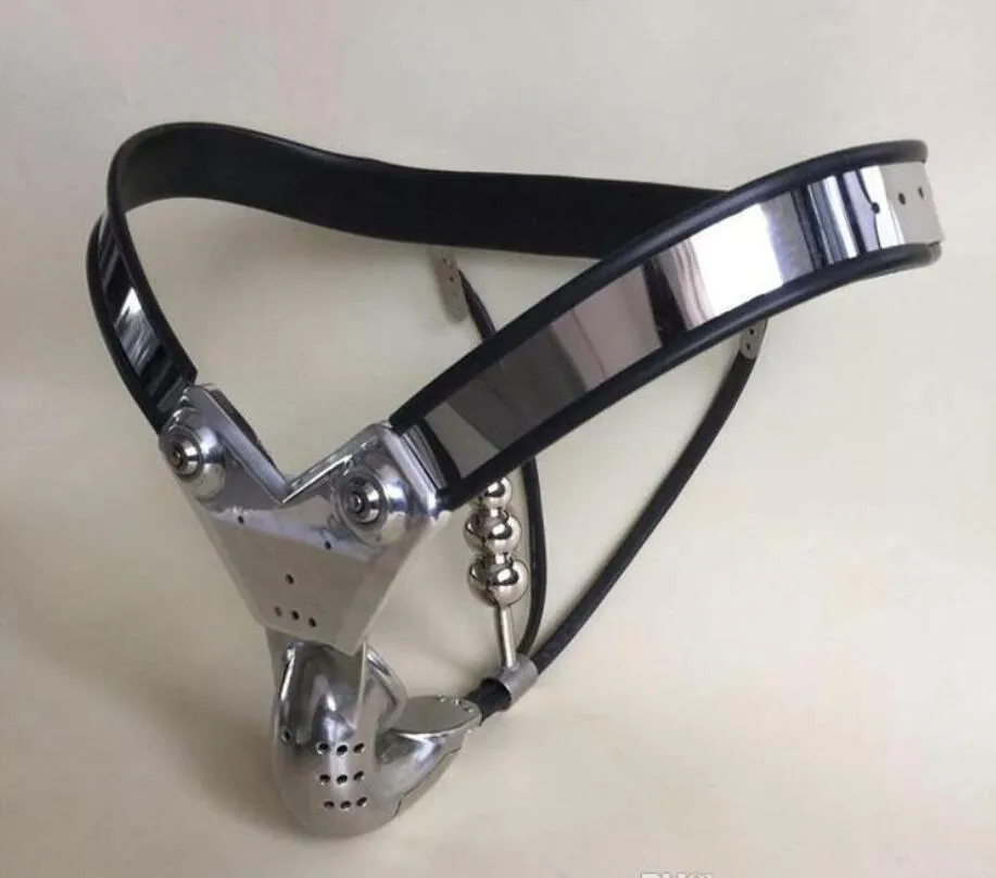 Chastity Devices Belt Anal Plug Underwear Male Belts Stainless Steel Male Pants Sex Toys for Men Penis Cock Cage