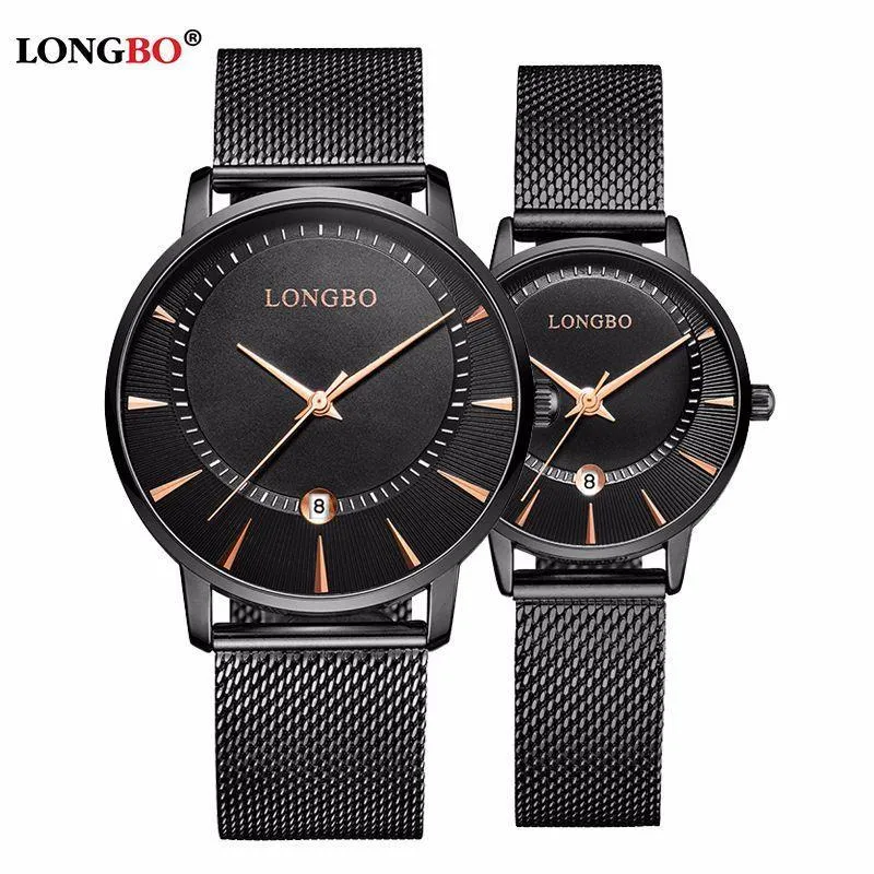 Bilek saatleri Longbo Long Bo 80461 Takvim Aşıkları Sözleşmeli Kadın Eğlence Erkekler 2023 Web Ünlüleri