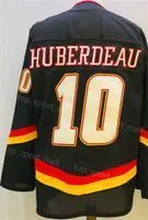 Stitch Ice hockey jerseys 2022 Huberdeau Lindholm Jonathan Reverse Jacob Markstrom Elias Retro Andrew Mangiapane Nazem Kadri Black Red hockey stitched jersey