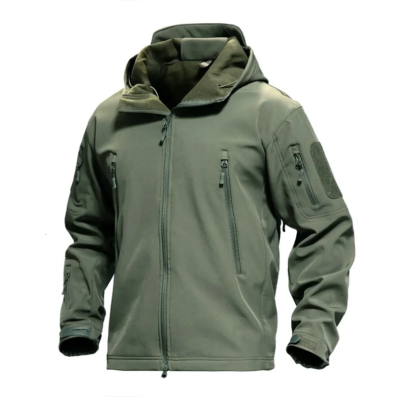 Herenjacks Outdoor Waterdichte softshell jas Mannen jagen windjager wandeljas camping vissen tactische jas militaire kleding 230325