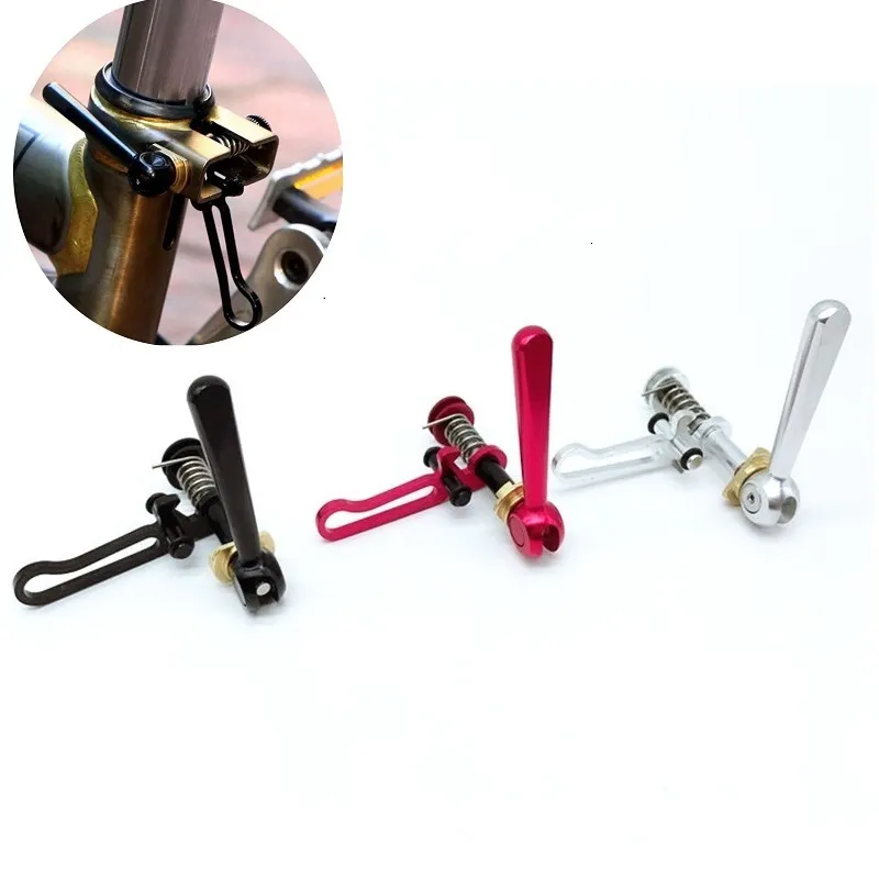 Bike Groupsets For Brompton Folding Seatpost Clamp sp02 Bicycle Quick Release Seatposts s Set Hook 230325
