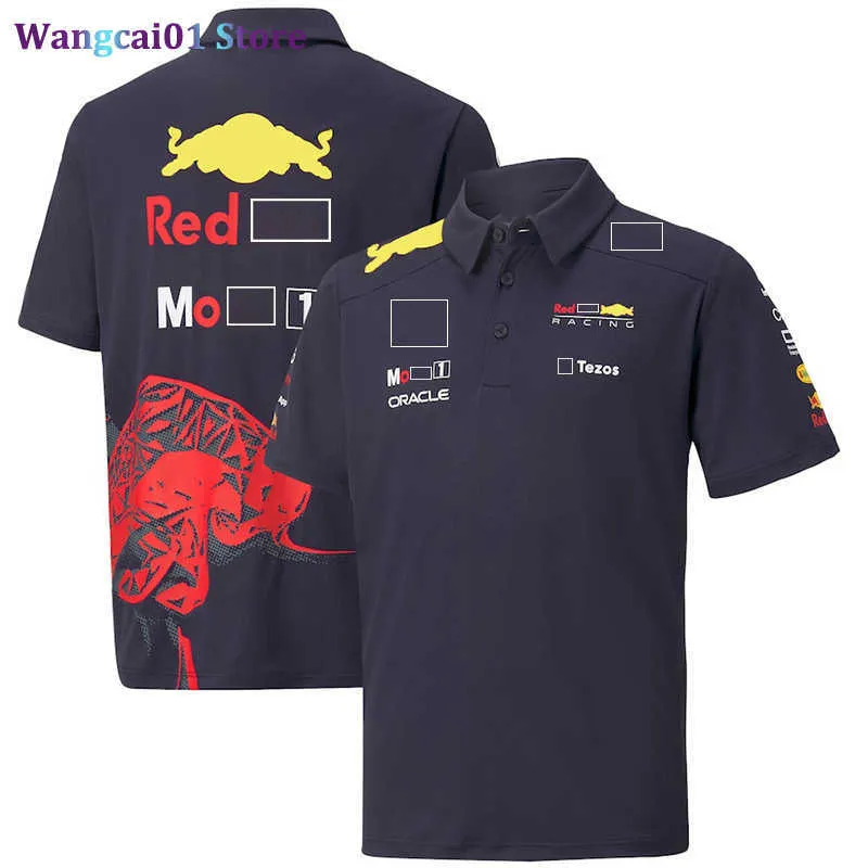 Męskie koszulki Nowe RB F1 T-shirt odzież Formula 1 Fani Ekstre Ekstree Sports Fani Breathab F1 Odzież Najwyższa krótka seve niestandardowa 0325H23
