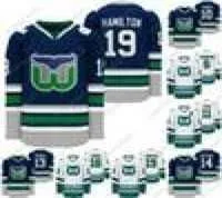 Hartford Heritage 2020 Whalers Night Hockey Jersey Dougie Hamilton Joel Edmundson Staal Ryan Dzingel Glen Wesley Haydn Fleury Ron