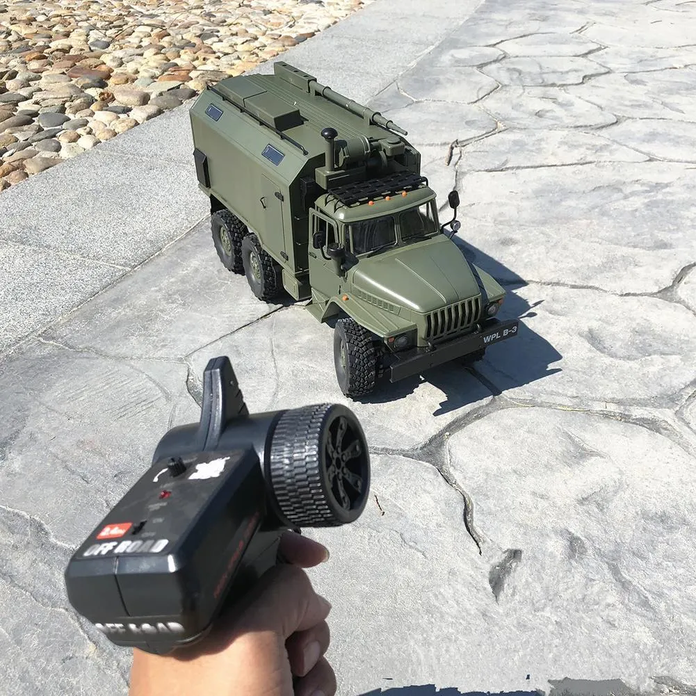 WPL B36-3 ミリタリートレーラー ・クローラー輸送トラックセット WPL B36-3 Ural 1/16 2.4G 6WD RTR Rcカーミリタリートラックと
