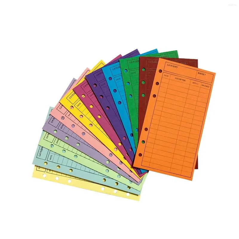 Geschenkwikkeling 12x Budgettering Envelops Cardstock Stijlvol geld Cash Envelope System Budget Binder