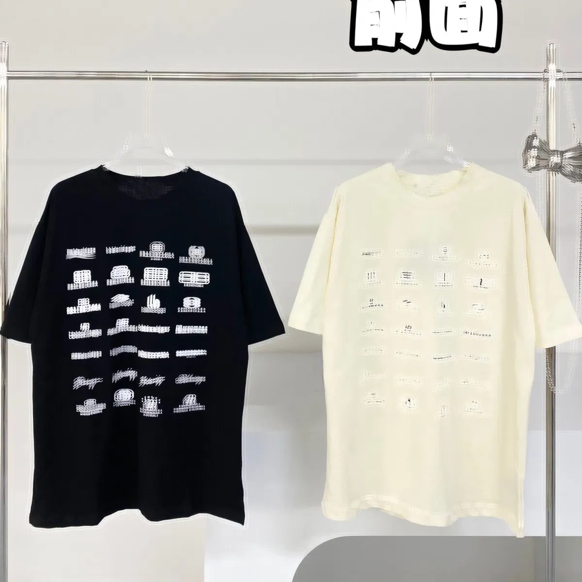 Koszulka damska para designerska dobra jakość ponadwymiarowa Graiz moda mężczyźni 1: 1 Kobiety w stylu vintage tee haftowane umyta geometryczna mapa bawełniana pary T-shirt