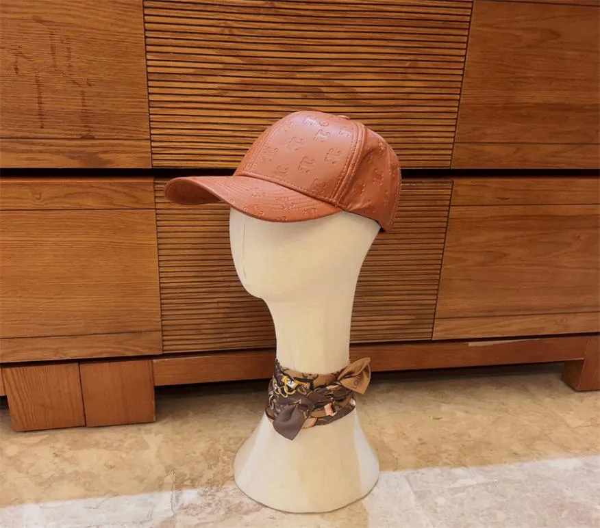 Designer Bucket Hat Luxury Fashion Hats Unisex Leather Baseball Cap Sporty Ball Caps Cool Casquette Brown Snapback Black Sun Hat1870613