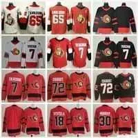 Jersey Jersey Reverse Retro Ottawa Senators 7 Brady Tkachuk 72 Thomas Chabot 30 Matt Murray 18 Tim Stutzle 65 Erik Karlsson Red Black````Jerseys