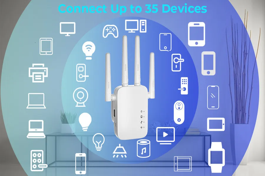 Wifi Extender Long Range Signal Booster For Home Coverage_voghion.com