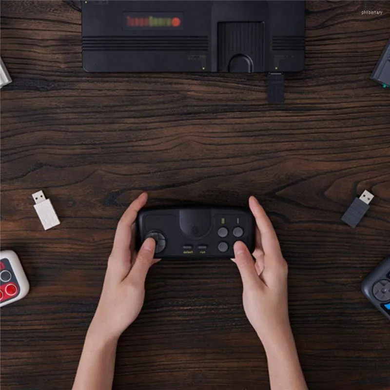 Game Controllers Wireless Gamepad For PC Engine Mini Coregrafx Turbografx-16 Switch Accessories 8Bitdo Pce Core 2.4G