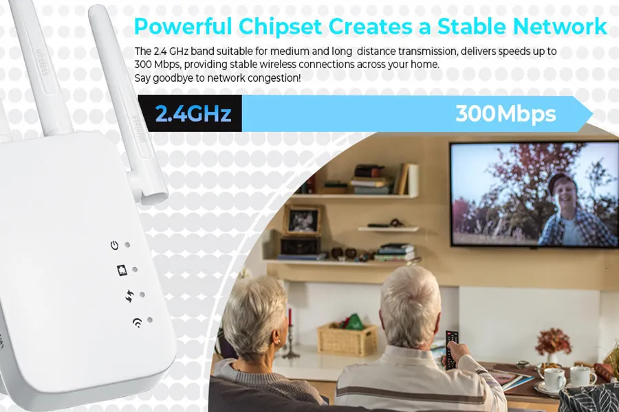 Wifi Extender Long Range Signal Booster For Home Coverage_voghion.com