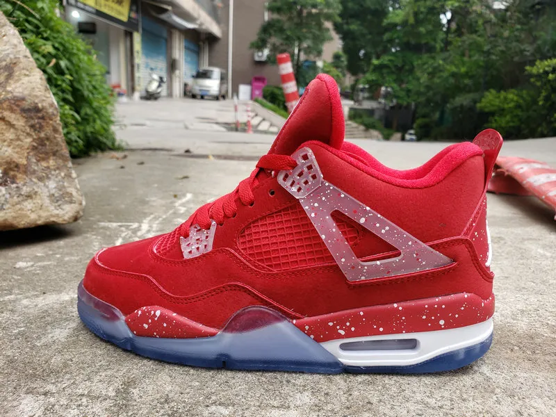 Retro sports shoes 2023 new 4 Retro Brand men basketball shoes 4s IV black grey red basketball sneakers