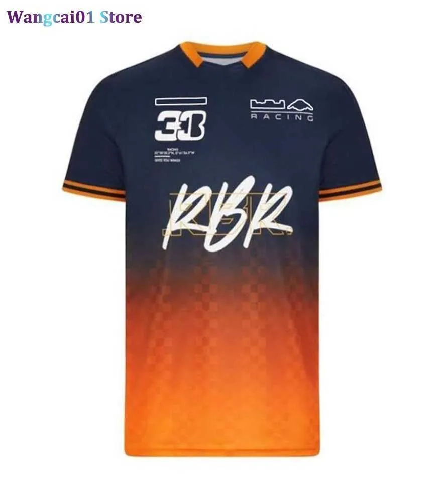 T-shirts pour hommes F1 Team Clothing T-shirt Formula One Racing Suit T-shirt à manches courtes Verstappen 2021 Sports Round Neck Tee Customized The Same 0325H23