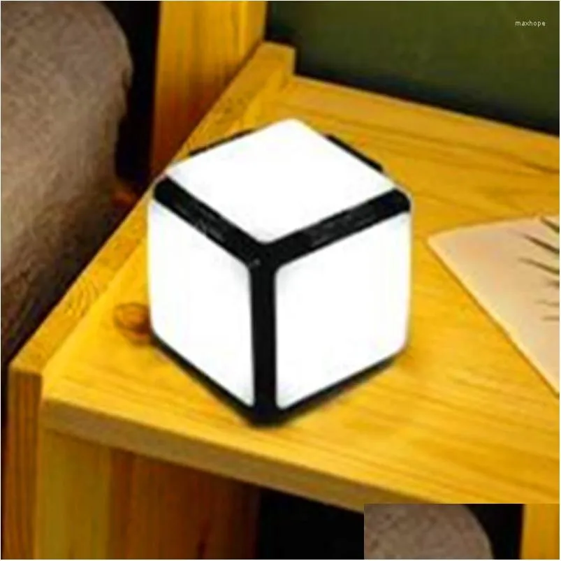 Energy Storage Battery Night Lights Outdoor Usb Cam Lamp Led Folding Charging Table Childrens Room Eye Protection Light Birthday Gif Dhcgx