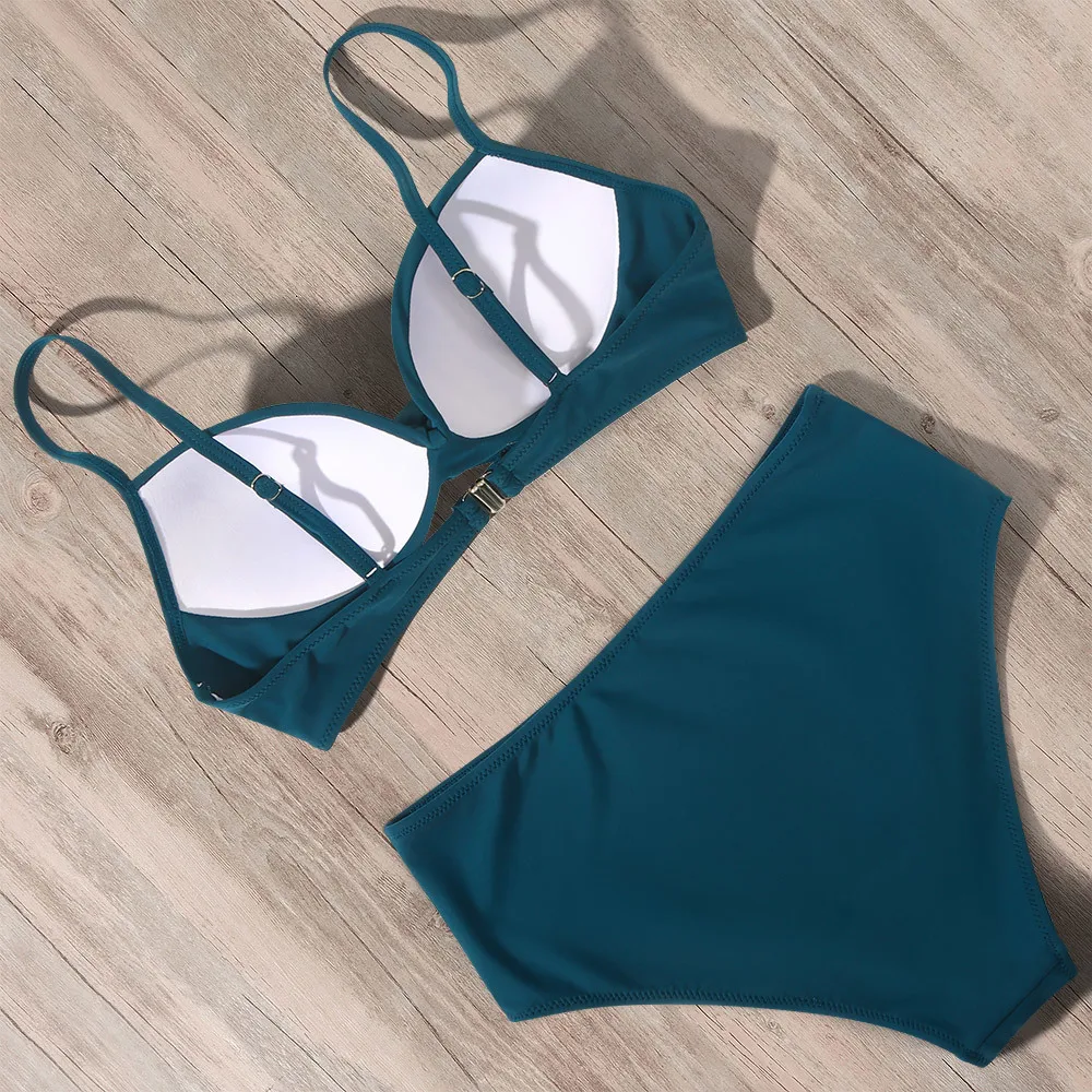 ZAFUL Women's Underwire High Cut Bikini Tie Side String Bikini Set Two  Piece Swimsuit Bathing Suit, 0-deep Blue, Small : : Clothing,  Shoes & Accessories