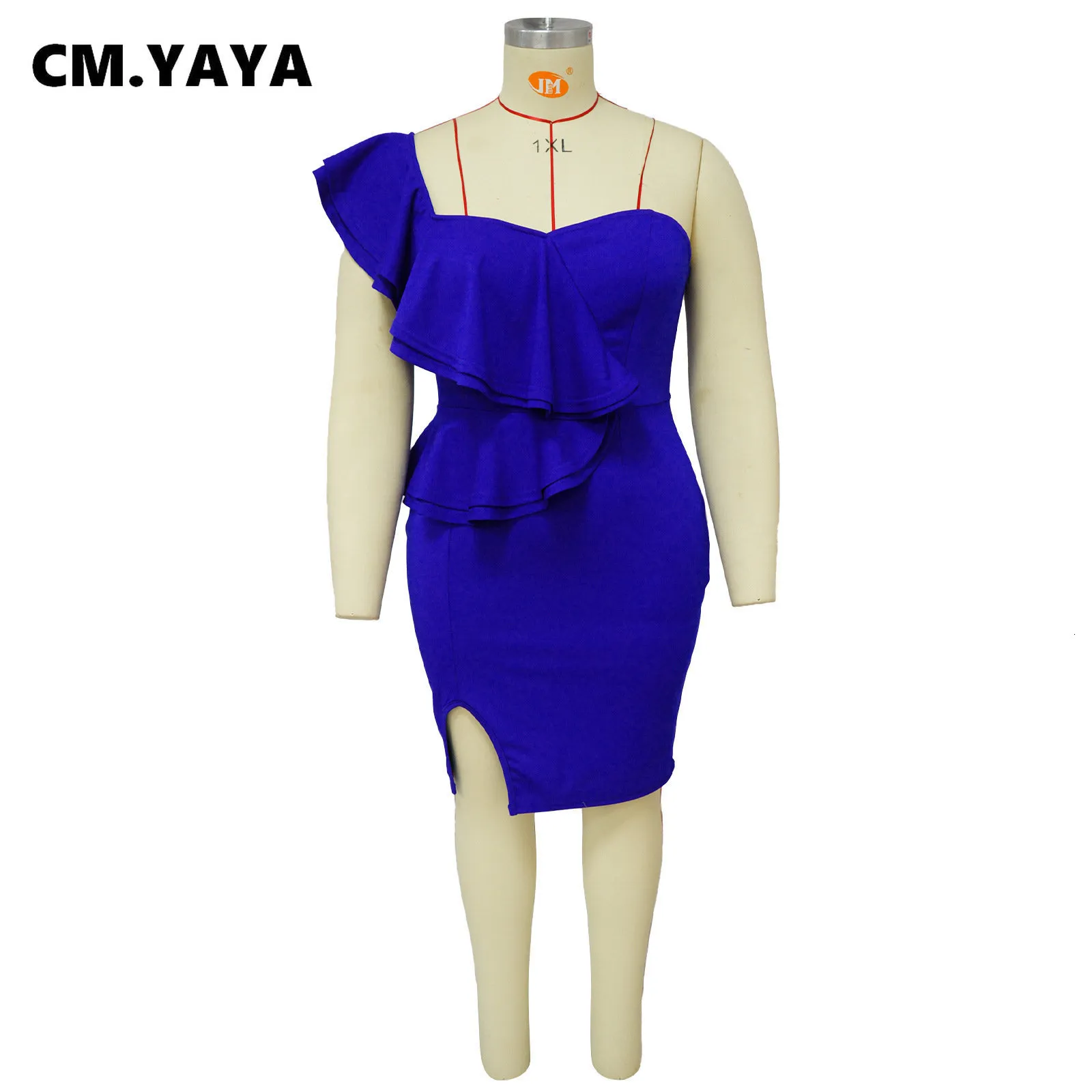 calvin klein royal blue velvet dress Dark Blue One Button Two-Piece Men's Prom Suits with Black Lapel main image 0