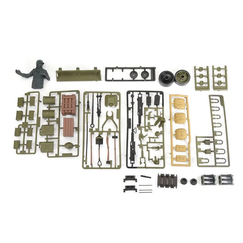 ElectricRC Car for 116 Henglong Tank 38981 USA Sherman M4A3 RC Plastic Soldier Accessories Parts Bag 230325