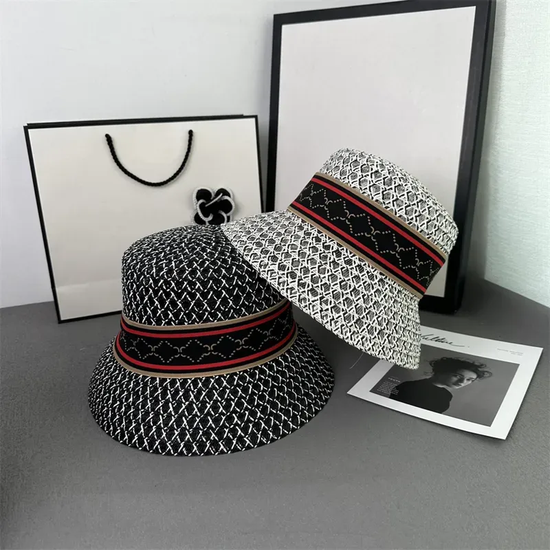 Дизайнерские соломенные шляпы для женских модных ковбойских шляп рыбацки Классика G Caps Mens Big Brim Sun козырька роскошная бейсболка 2303252d