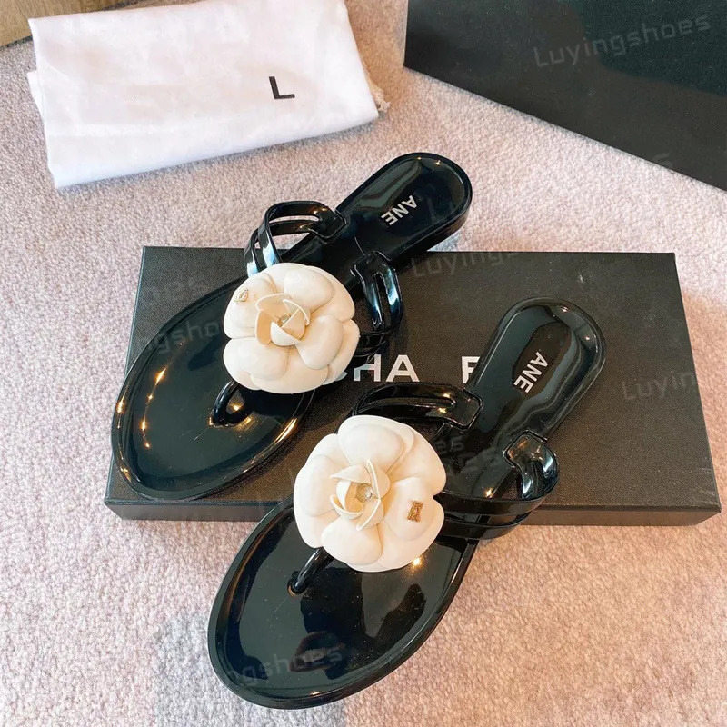 Women's Designer Sandals  Black & White Fancy Flip Flops