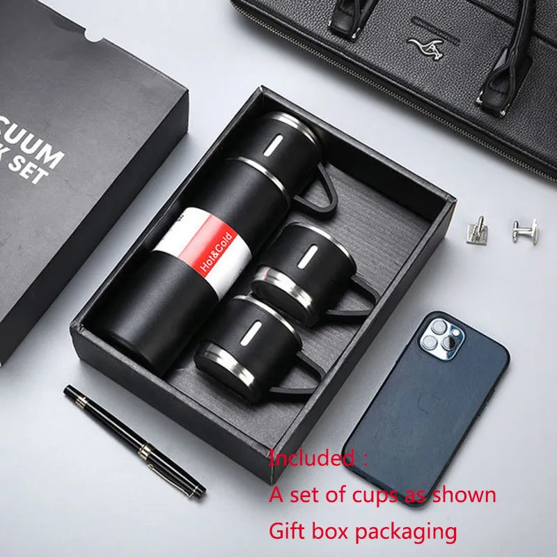 Water Bottles 304 Vacuum Stainless Steel Thermos Cups Portable Sport ...