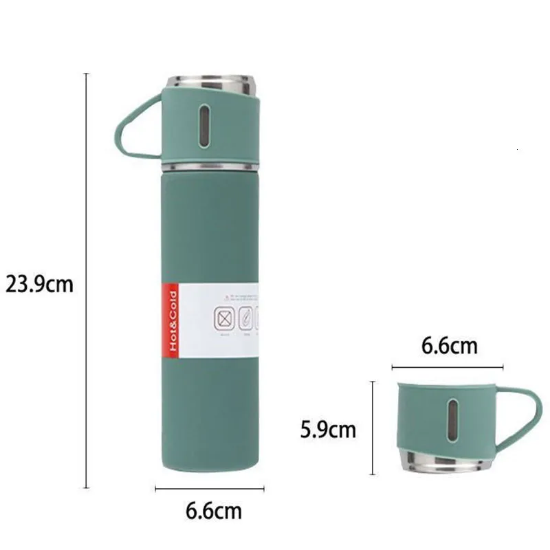 Water Bottles 304 Vacuum Stainless Steel Thermos Cups Portable Sport ...