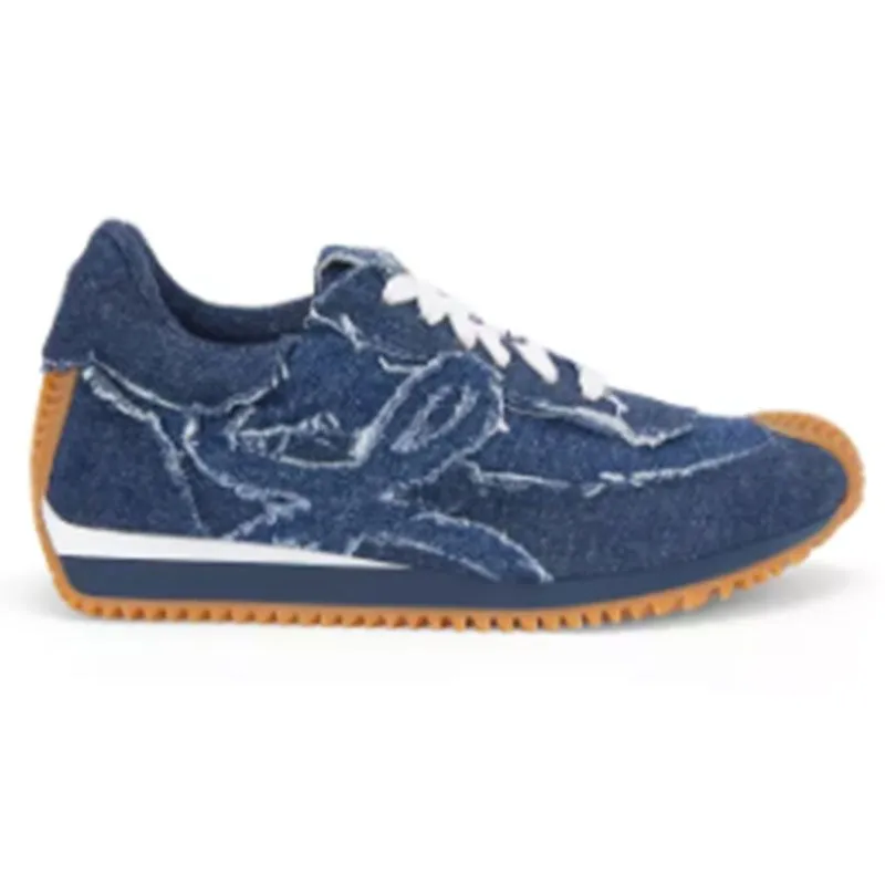 Buy online Blue Denim Laceup Sneakers from Sports Shoes & Sneakers for  Women by Sapatos for ₹560 at 65% off | 2024 Limeroad.com