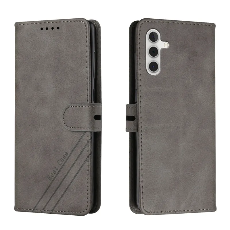 Motorola E13 G73 G53 Edge Plus Moto G Stylus 5G 2023 G 5G Edge 30 Lite Business Antional Vintage Folio Cover Holder ID Card Slot Purse Strapのレザーウォレットケース