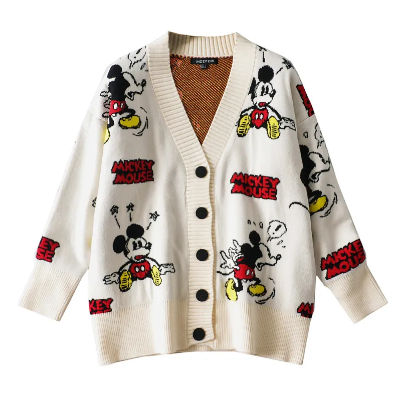 여자 재킷 하라주 쿠 패션 두께의 스웨터의 가을 싱글 피스 카디건 자카드 빈티지 230325에 적용