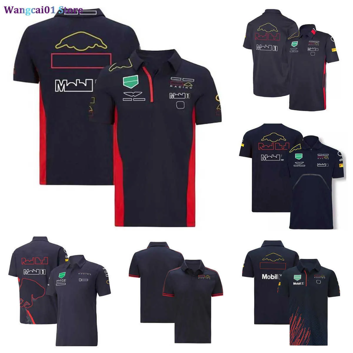 T-shirts pour hommes F1 Formula 1 racing T-shirt été nouvelle équipe polo costume même style personnalisation 0325H23
