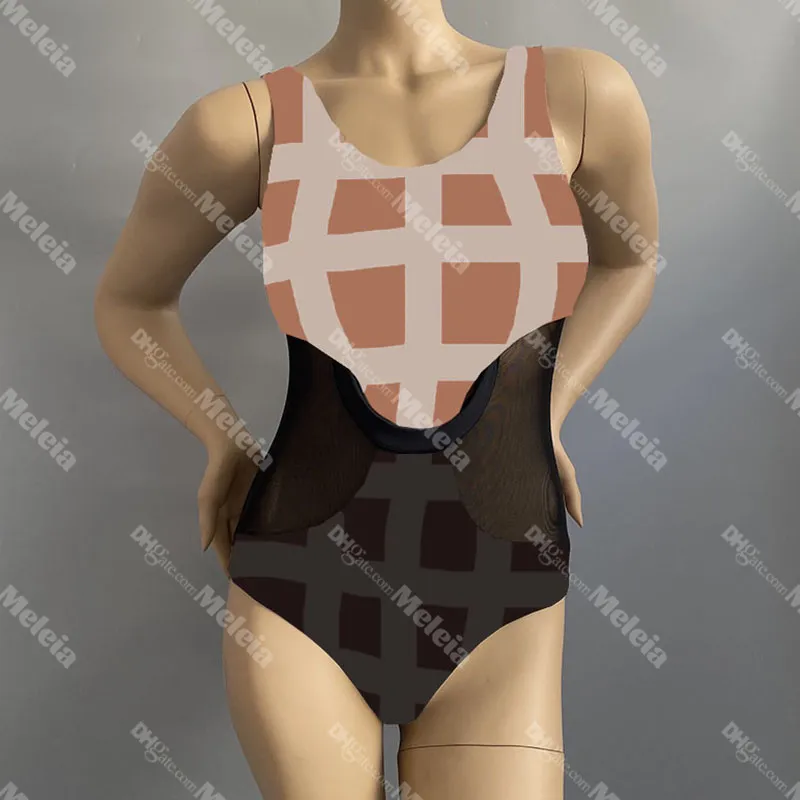 Roupas de banho vintage para mulheres designer de maiô de verão biquínis xadrez de traje de banho de praia com lady acolchoada Sexy Swim Wear