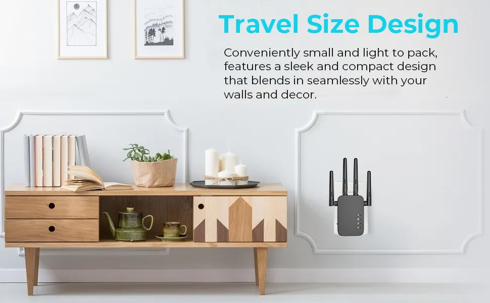 Wifi Extender Long Range Signal Booster For Home Coverage_voghion.com