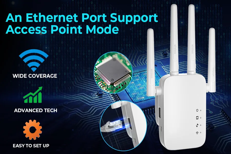 Wifi Extender Long Range Signal Booster For Home Coverage_voghion.com