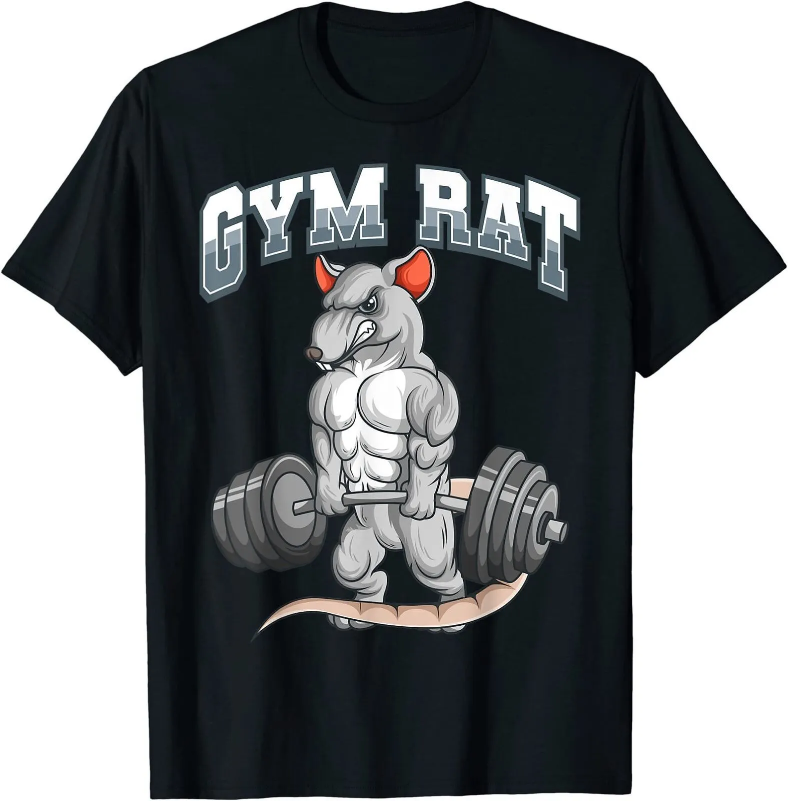 Camisetas para hombres Gym Rat Fitness Bodybuilding Tamaño S 5xl Camiseta  de algodón de algodón Hombres Camas de manga corta Casta Tops Drop 230325