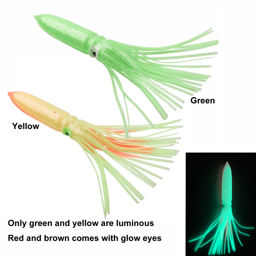Soft Squid Skirts Soft Plastic Lures 30cm/11.81inch, 56g Ideal For