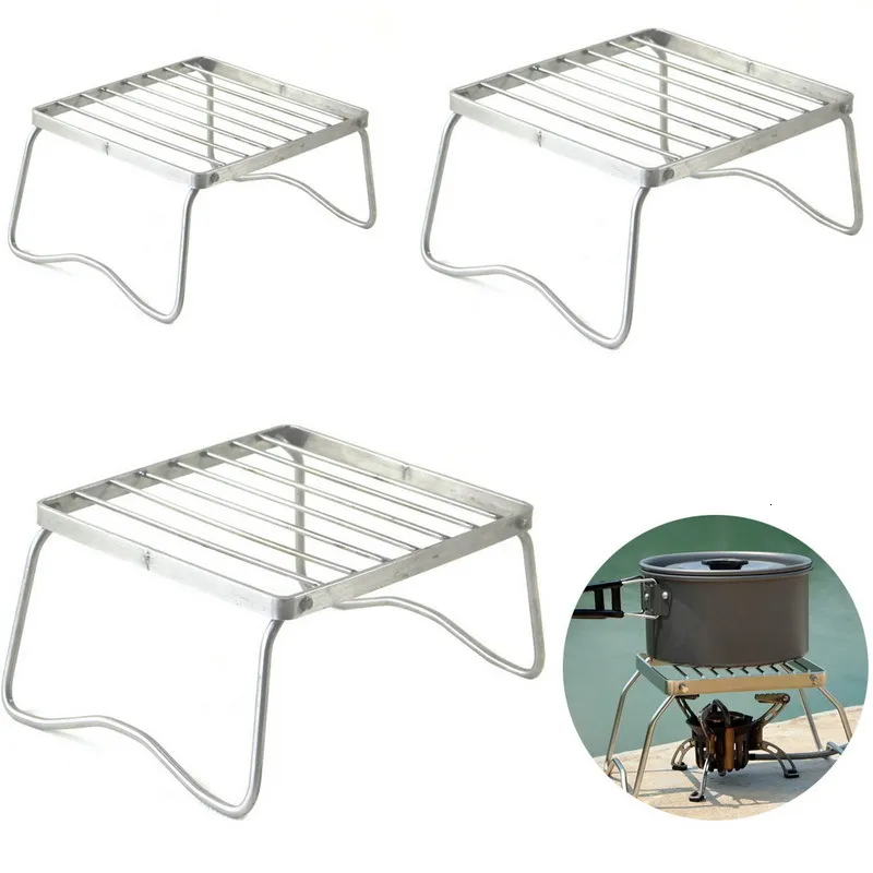 BBQ Tools Accessories Mini Pocket BBQ GRILL PORTABLE Rostfritt stål BBQ Grill Folding Grill Barbecue Accessories for Home Park Use for Park Camping 230324