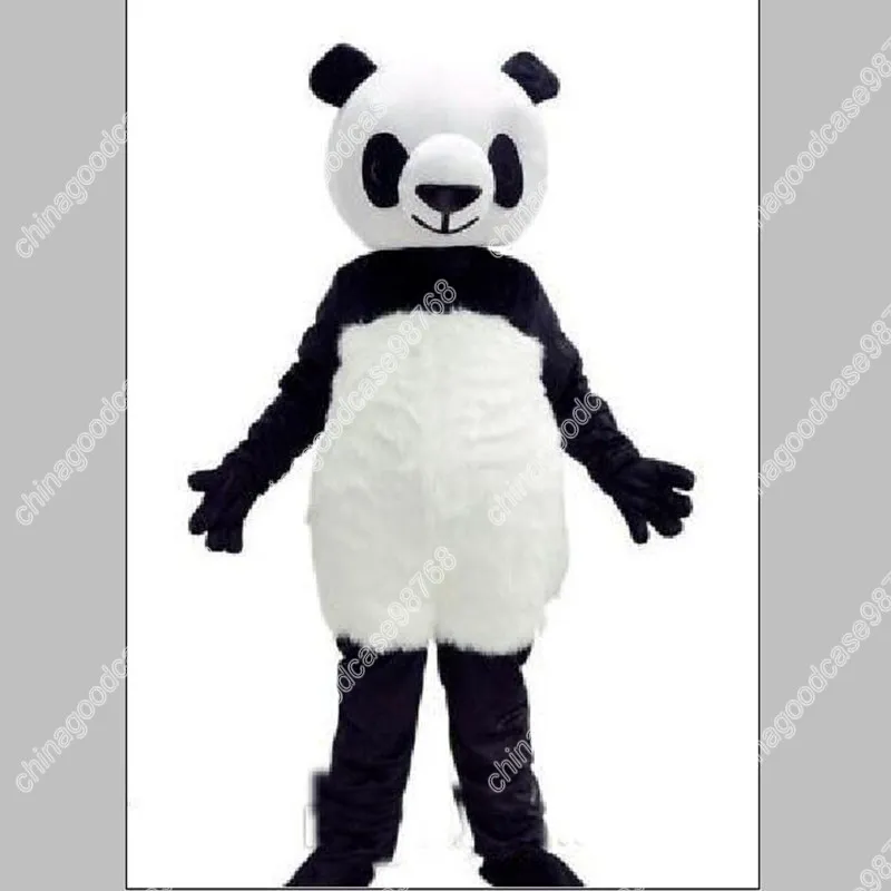 BlackWhite Panda Props Costume De Mascotte Halloween Noël Fantaisie Robe De Fête Personnage De Dessin Animé Costume Costume Carnaval Unisexe Adultes Outfit