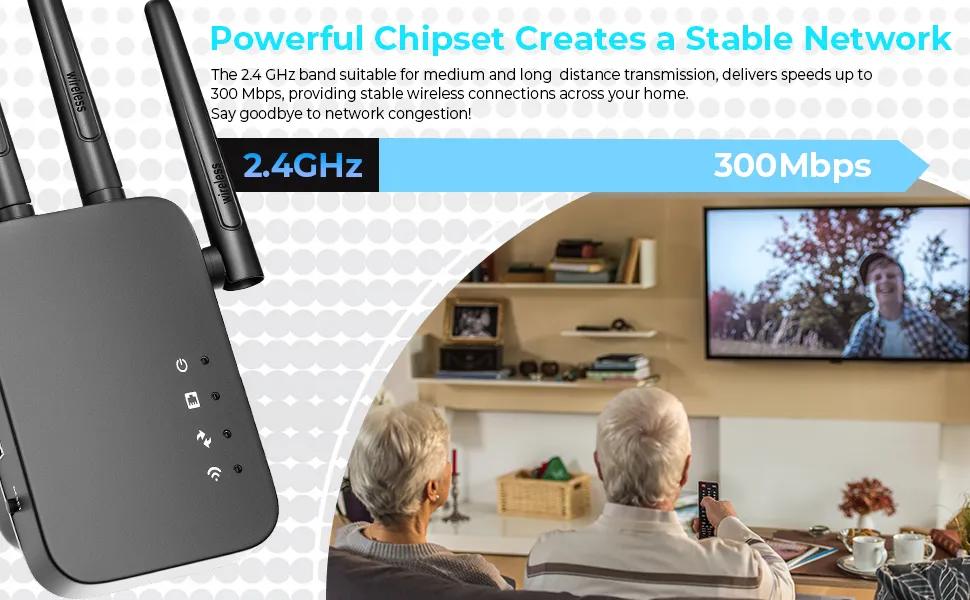 Wifi Extender Long Range Signal Booster For Home Coverage_voghion.com