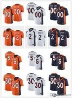 College WearsMen Women Youth 27 Steve Atwater 5 Teddy Bridgewater 30 Terrell Davis 2 Patrick Surtain II White orange navy custom Football Je